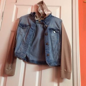 A beautiful jean jacket.